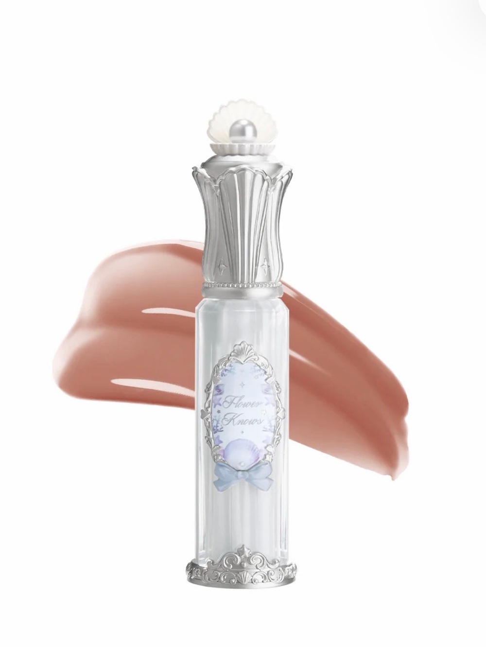Elegant Sheer Peach Lip Gloss — Flower Knows